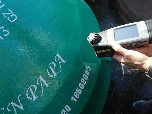 手持式喷码机应用于大型机械装备零部件标识