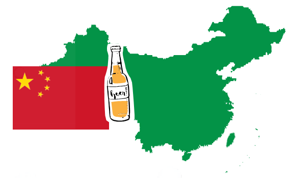 喝酒不识赋码繁，喝尽啤酒也枉然!